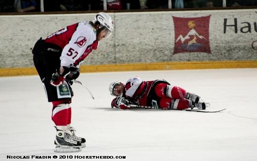 Photo hockey Ligue Magnus - Play-off Ligue Magnus : 1/2 de finale, match 5 : Brianon  vs Angers  - Fin du rve pour Brianon, pas pour Angers