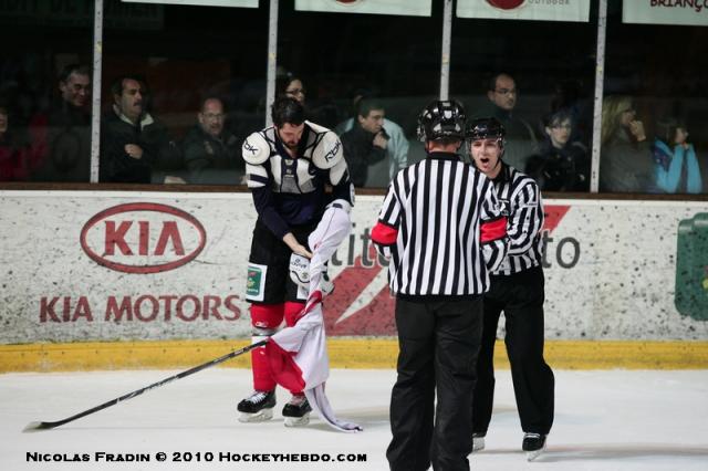 Photo hockey Ligue Magnus - Play-off Ligue Magnus : 1/2 de finale, match 5 : Brianon  vs Angers  - Fin du rve pour Brianon, pas pour Angers
