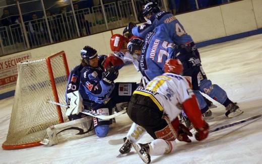 Photo hockey Ligue Magnus - Play-off Ligue Magnus : 1/4 de finale, match 1 : Angers  vs Morzine-Avoriaz - Angers sans trembler