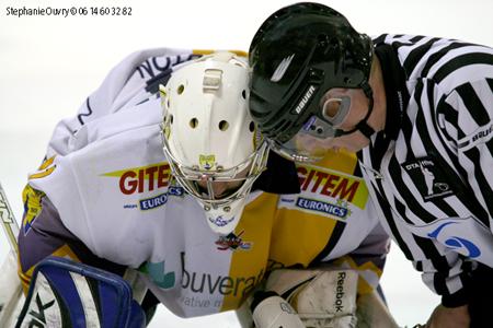 Photo hockey Ligue Magnus - Play-off Ligue Magnus : 1/4 de finale, match 1 : Rouen vs Chamonix  - Hockey : Rouen sans surprise