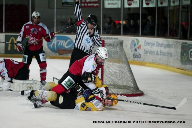 Photo hockey Ligue Magnus - Play-off Ligue Magnus : 1/4 de finale, match 2 : Brianon  vs Strasbourg  - Galerie photos