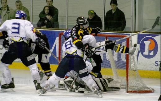 Photo hockey Ligue Magnus - PO 1/4 match 1 : Rouen vs Dijon  - Orage de buts