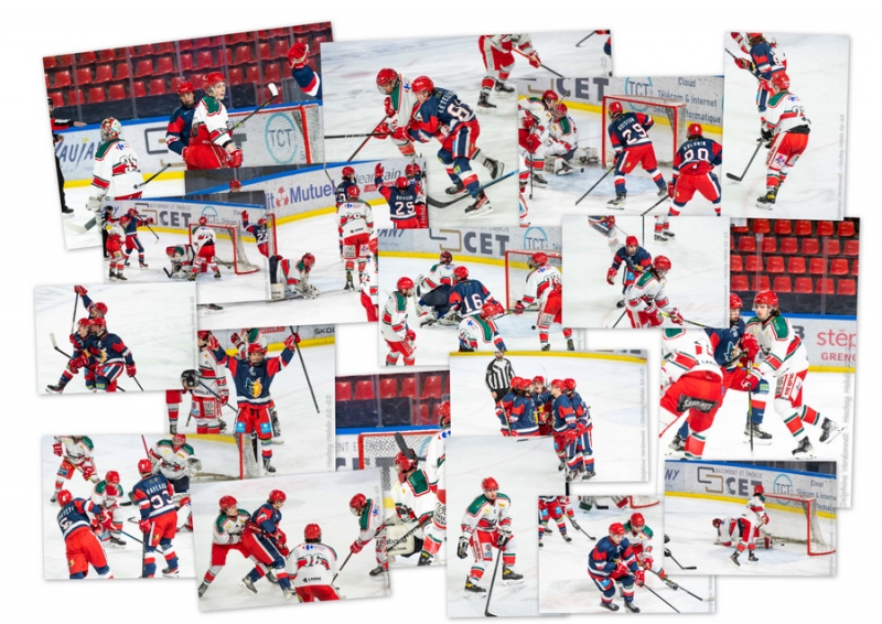 Photo hockey Mineur U17/U20 Elite -  : Grenoble U20 vs Anglet U20 - U20 -Grenoble crase Anglet