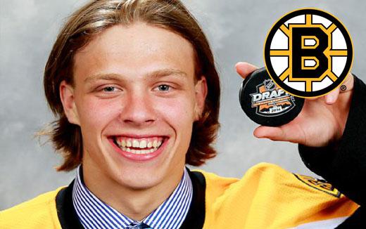 Photo hockey NHL : National Hockey League - AHL - NHL : National Hockey League - AHL -  D. Pastrnak : Un nouvel Europen pour les Bruins