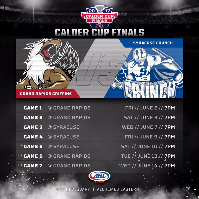 Photo hockey NHL : National Hockey League - AHL - NHL : National Hockey League - AHL - AHL : Syracuse Crunch vs. Grands Rapids Griffins  laffiche