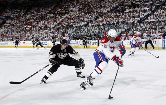 Photo hockey NHL : National Hockey League - AHL - NHL : National Hockey League - AHL - Canadiens-Pingouins: Pittsburgh devant
