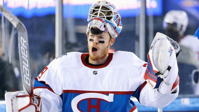 Photo hockey NHL : National Hockey League - AHL - NHL : National Hockey League - AHL - NHL : Condon pompier de service