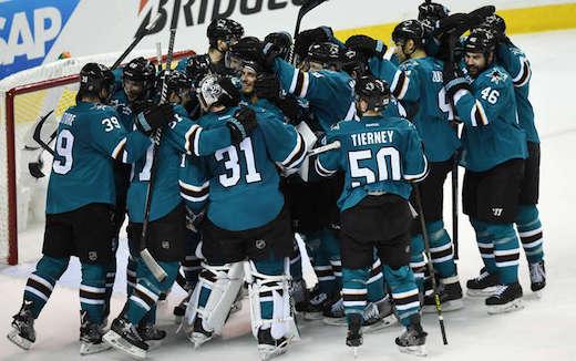 Photo hockey NHL : National Hockey League - AHL - NHL : National Hockey League - AHL - NHL : Les Sharks entrent dans l