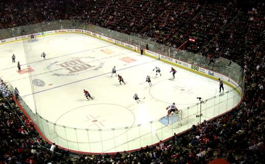 Photo hockey NHL : National Hockey League - AHL - NHL : National Hockey League - AHL - NHL : Retour rat pour Huet