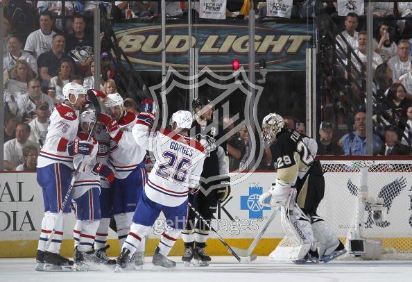 Photo hockey NHL : National Hockey League - AHL - NHL : National Hockey League - AHL - Penguins-Habs. Match 2
