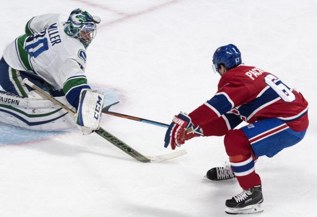 Photo hockey NHL : National Hockey League - AHL - NHL : National Hockey League - AHL - Rsums NHL : Montral - Vancouver