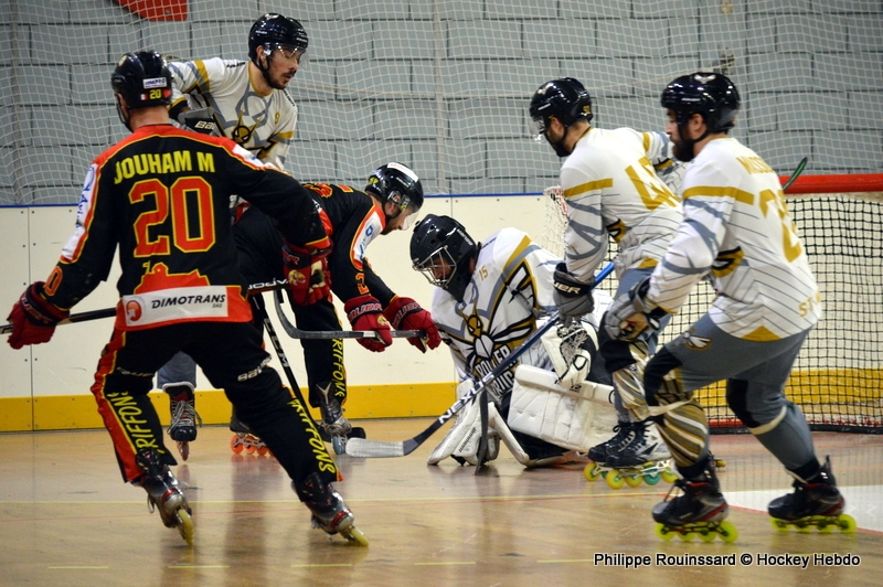 Photo hockey Roller Hockey - Roller Hockey - N1 : Vaine course poursuite pour les Griffons