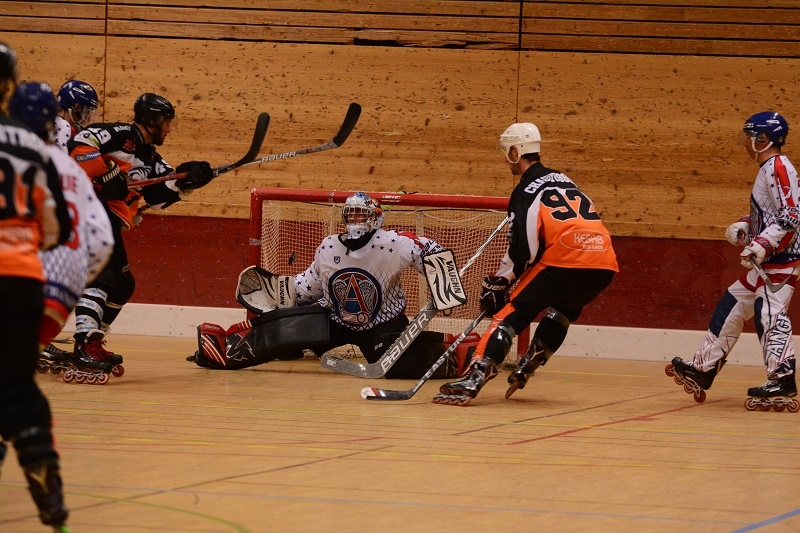 Photo hockey Roller Hockey - Roller Hockey - N2 - Les Bloody Tigers ne font quune bouche de Montchavin
