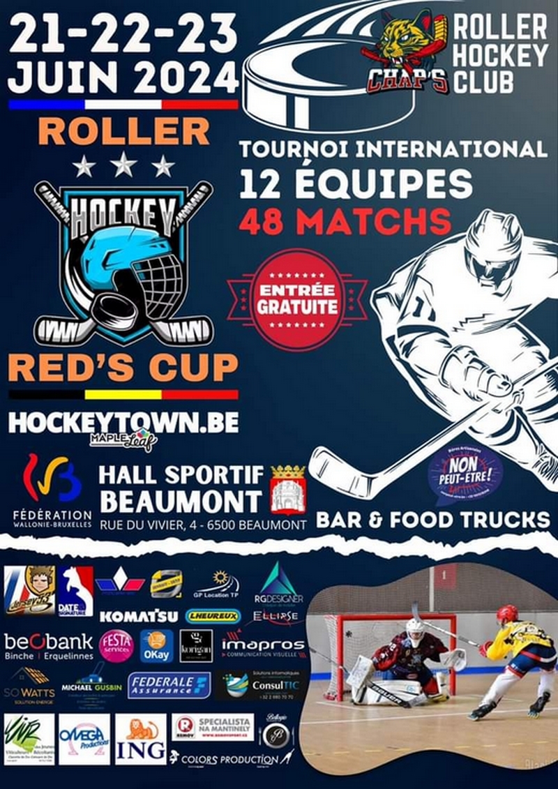 Photo hockey Roller Hockey - Roller Hockey - Roller - 3�me Edition - RED