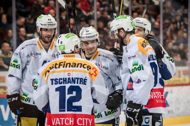 Photo hockey Suisse - National League -  : Bern vs Bienne - Bienne en 2 tiers