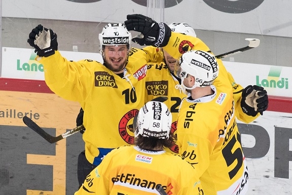 Photo hockey Suisse - National League -  : Bienne vs Bern - Berne reprend ses distances