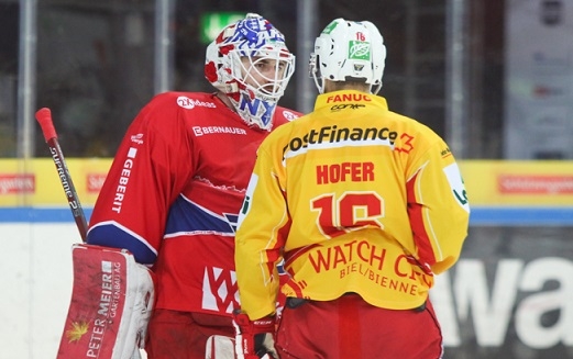 Photo hockey Suisse - National League -  : Rapperswil-Jona vs Bienne - Bienne coule dans le Lac