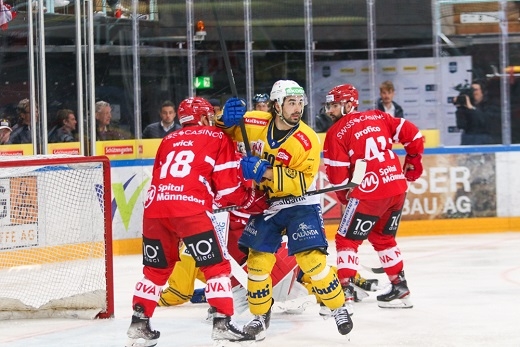 Photo hockey Suisse - National League -  : Rapperswil-Jona vs Davos - Rapperswil prend un petit lead