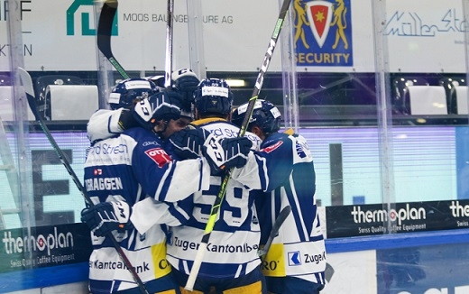 Photo hockey Suisse - National League -  : Zug vs Genve - Zug sur un clair