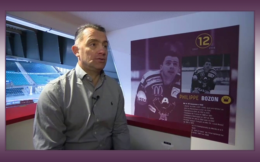 Photo hockey Suisse - National League - Suisse - National League - Interview de Philippe Bozon lors du retrait de son chandail