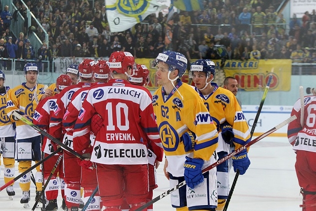 Photo hockey Suisse - SIHC / National Cup -  : Rapperswil-Jona vs Davos - Davos en finale de Coupe