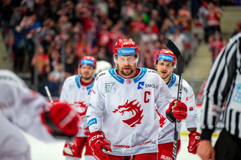 Photo hockey TELH - Tipsport Extraliga Lednho Hokeje - TELH - Tipsport Extraliga Lednho Hokeje - TELH : Le dragon n