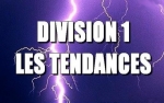 Division 1 - Les tendances de la 2me Journe