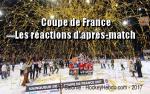 CdF - Finale : Ractions d'aprs-match