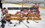 LM - Angers vs Chamonix : Ractions aprs match 2 