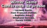 Winter Game: confrence de presse
