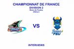 Interviews aprs match Clermont VS Limoges