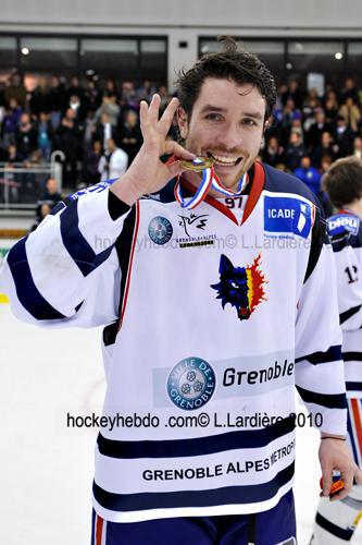 Photo hockey Aymeric Gillet : Coque en stock - Division 1 : Lyon (Les Lions)