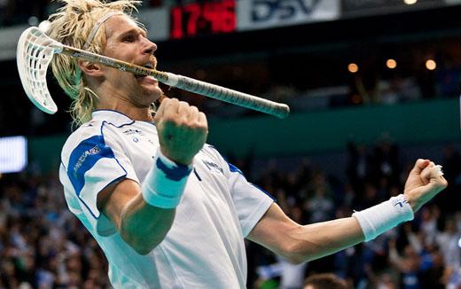 Photo hockey Cette quipe de Finlande dborde dnergie - Floorball 