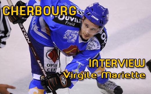 Photo hockey Cherbourg : Interview Virgile Mariette - Division 2 : Cherbourg (Les Vikings)