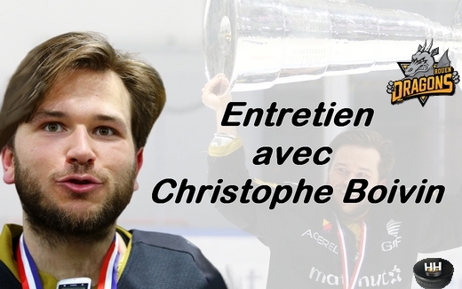 Photo hockey Christophe Boivin en interview - Ligue Magnus : Rouen (Les Dragons)