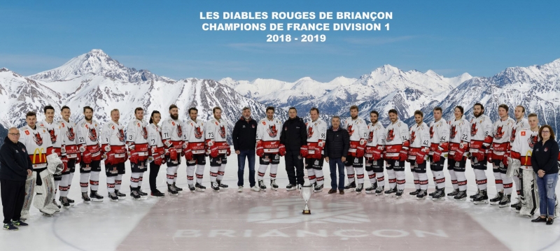 Photo hockey Claude Devze : "Un pur bonheur pour tout le groupe !" - Division 1 : Brianon  (Les Diables Rouges)