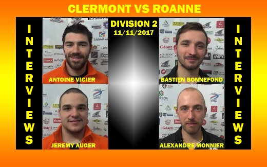 Photo hockey Clermont VS Roanne : Toutes les ractions aprs match   - Division 2