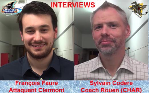 Photo hockey Clermont VS Rouen (CHAR) - Ractions aprs match  - Division 2