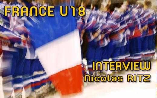 Photo hockey CM U18 : Interview Nicolas Ritz - Championnats du monde