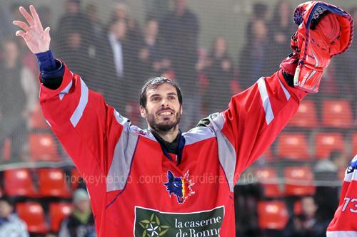 Photo hockey Confrence de presse : Eddy Ferhi / J. Dufour - Coupe de la Ligue ARCHIVES : Grenoble  (Les Brleurs de Loups)
