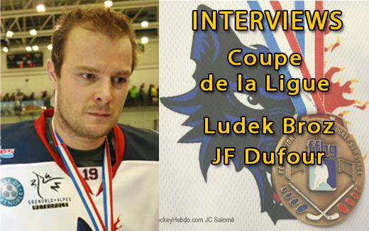 Photo hockey Coupe de la Ligue: interviews - Coupe de la Ligue ARCHIVES