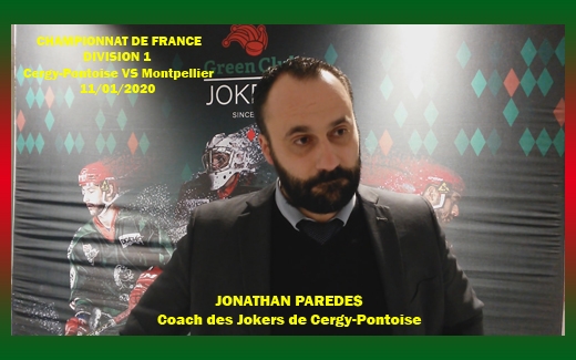 Photo hockey D1 - Cergy-Pontoise VS Montpellier : Ractions aprs match  - Division 1 : Cergy-Pontoise (Les Jokers)