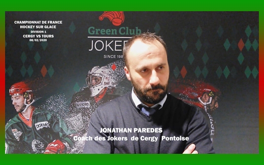 Photo hockey D1 - Cergy-Pontoise VS Tours : Ractions aprs match   - Division 1 : Cergy-Pontoise (Les Jokers)