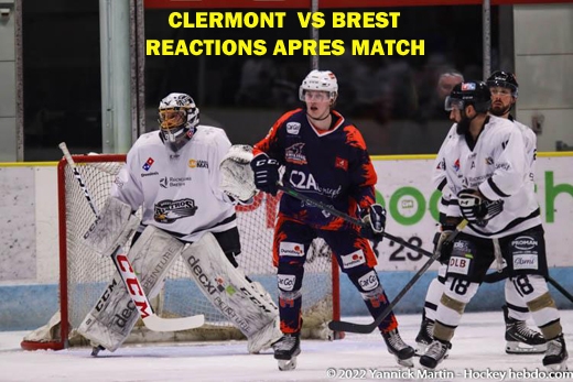 Photo hockey D1 - Clermont vs Brest : Ractions aprs match   - Division 1