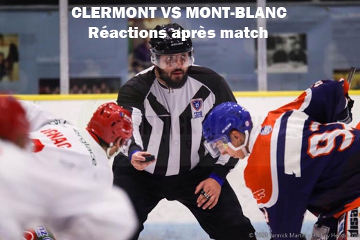 Photo hockey D1 - Clermont vs Mont-Blanc : Réactions après match - Division 1