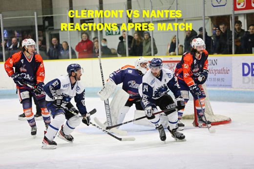 Photo hockey D1 - Clermont vs Nantes : Réactions après match - Division 1