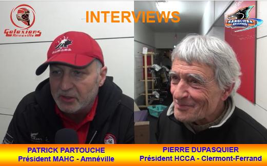 Photo hockey D2 - Clermont VS Amneville : Ractions aprs match des Prsidents - Division 2