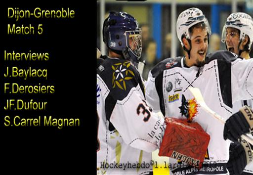 Photo hockey Dijon-Grenoble: ractions  - Ligue Magnus : Grenoble  (Les Brleurs de Loups)