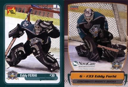 Photo hockey Eddy Ferhi, version amricaine - Hockey dans le Monde