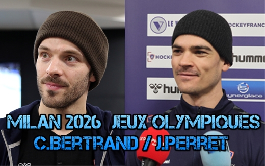Photo hockey EDF : Entretien avec Charles Bertrand et Jordan Perret avant les JO 2026 - Jeux olympiques : France (Team France)